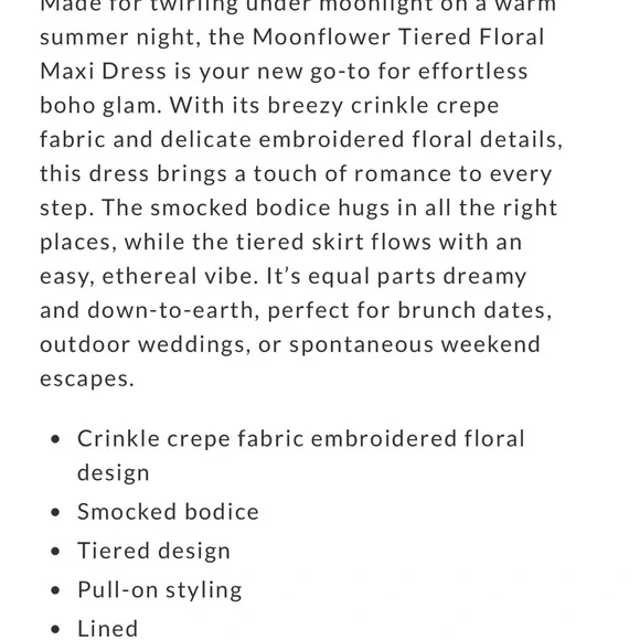 Vici - Moonflower Tiered Floral Maxi Dress - Picture 6 of 7